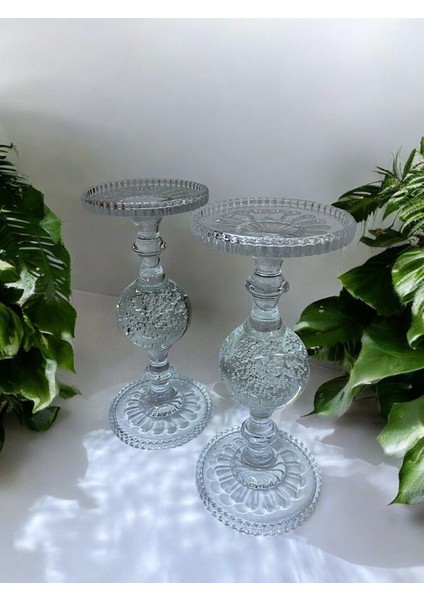 Luxury Dress Şamdan Mumluk 2'li 1 Adet