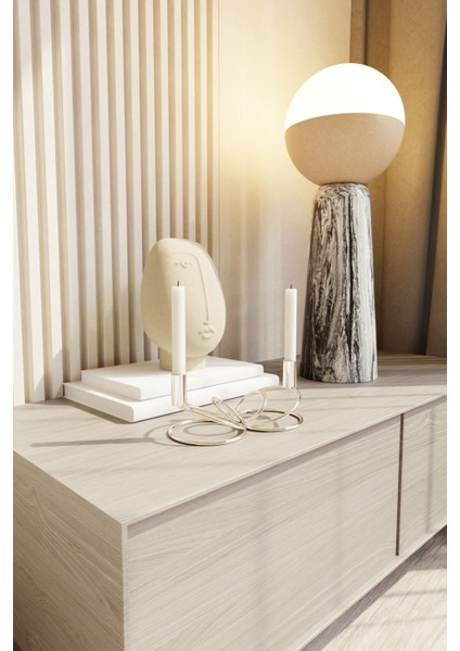 Luxury Şimal Model Modern Gümüş Silver Şamdan - Paslanmaz Metal Mumluk, Ev & Ofis Dekoru Için Estetik 1 Adet indirimleri