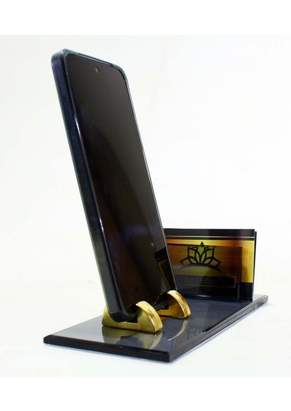 Luxury Telefon Standı Cam Füme Krom Metal Ayak Masa Üstü Telefon Tutucu Stand Araç Telefon Tutucu 1 Adet fiyatları