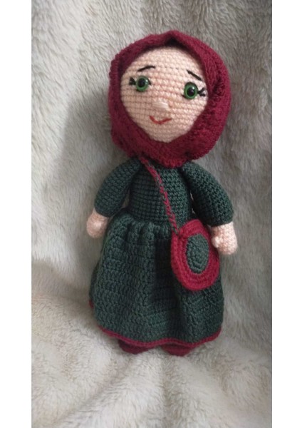 Luxury Amigurumi Oyuncak Türbanlı Bebek 1 Adet