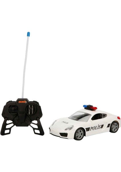 Luxury 1:20 Uzaktan Kumandalı Suncon Işıklı Polis Arabası 21 Cm. 1 Adet