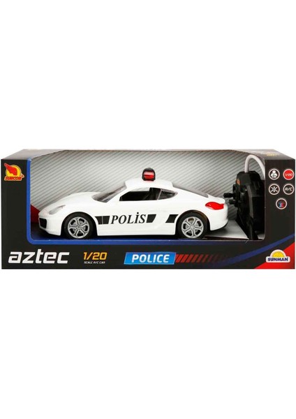 Luxury 1:20 Uzaktan Kumandalı Suncon Işıklı Polis Arabası 21 Cm. 1 Adet