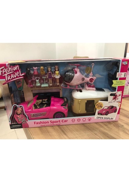 Luxury Karsan Oyuncak Büyük Boy Çok Aksesuarlı Lüks Moda Karavan Seti 1 Adet