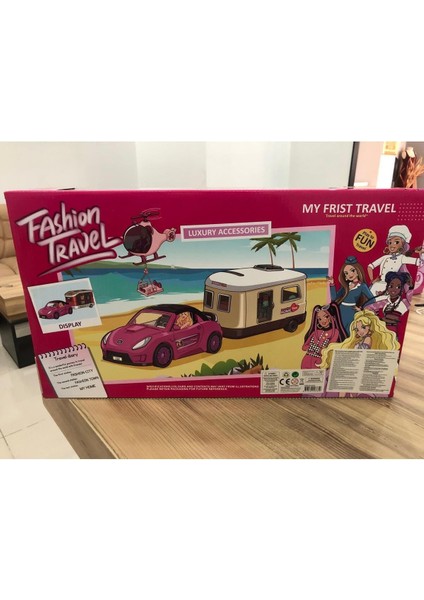 Luxury Karsan Oyuncak Büyük Boy Çok Aksesuarlı Lüks Moda Karavan Seti 1 Adet