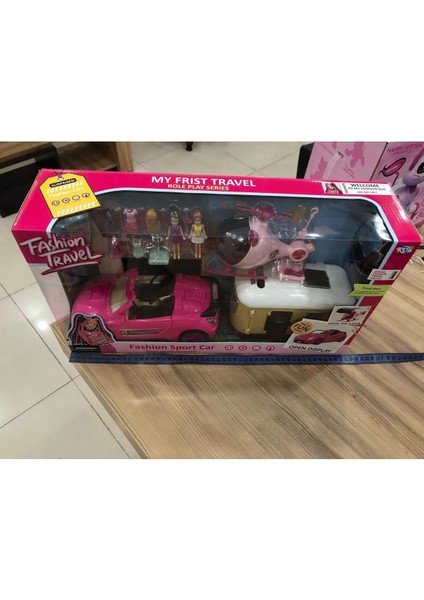 Luxury Karsan Oyuncak Büyük Boy Çok Aksesuarlı Lüks Moda Karavan Seti 1 Adet