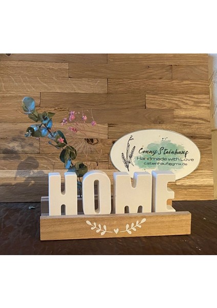 Luxury Dekoratif Home Yazısı Obje 1 Adet
