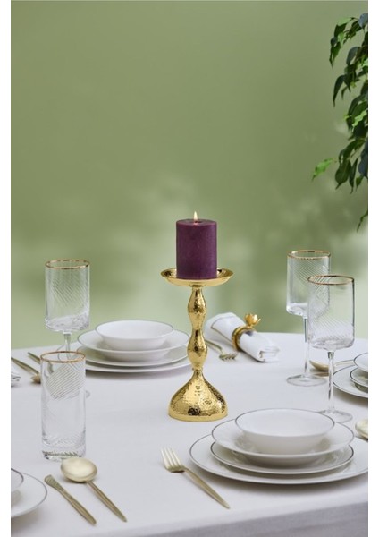 Luxury Arlen Gold Mumluk 22,7X11,5 cm 1 Adet