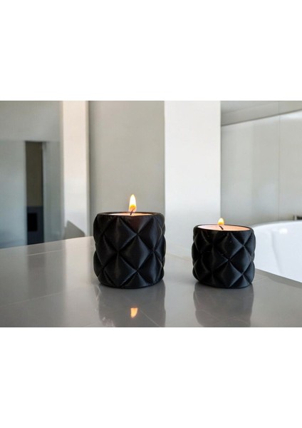 Luxury Dekoratif Şık Mumluk 1 Adet