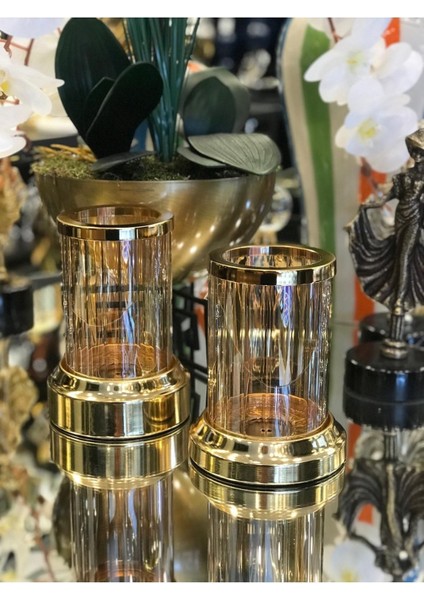 Luxury Metal Mumluk Altın 2’li 1 Adet