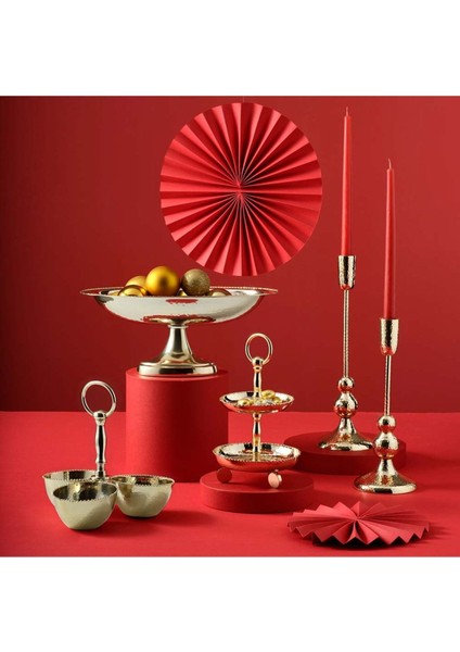 Luxury Öztrend Merya Gold Şamdan - S Store Yeni Model Desen 976748 1 Adet