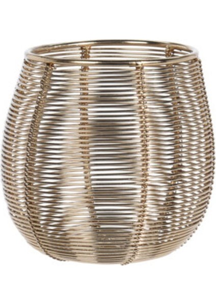 Luxury Mumluk Tealıght Holder Metal Wıre 1 1 Adet