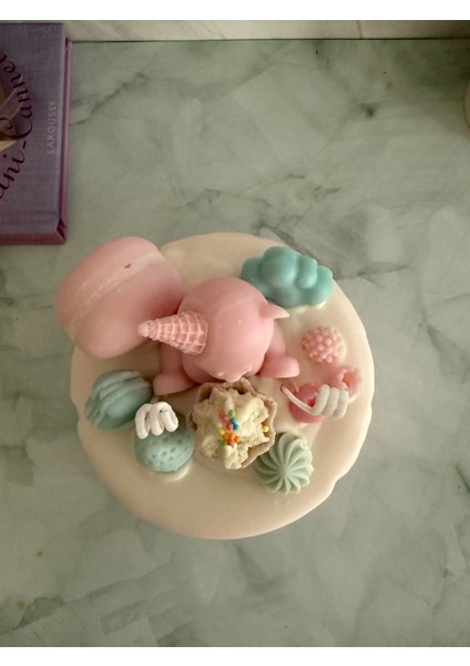 Luxury Ayıcıklı Pasta Mum 1 Adet fırsatları