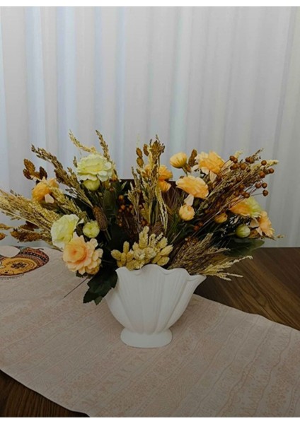 Luxury Midye Vazo (19X17CM ) 1 Adet