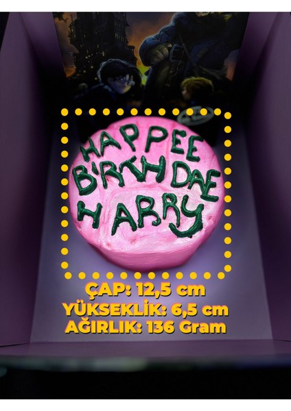 Luxury Harry Potter Hagrid Doğum Günü Pastası Görünümlü Saklama Kutusu 1 Adet fırsatları