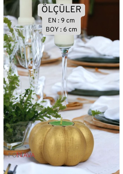 Luxury Şamdan Mumluk Dekoratif Mumluk Tealight Mumluk Altın Renk Model 34 1 Adet