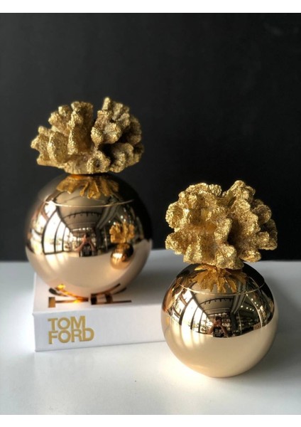 Luxury Dekoratif 2 Li Mercan Kutu Gold & Gold 1 Adet fırsatları