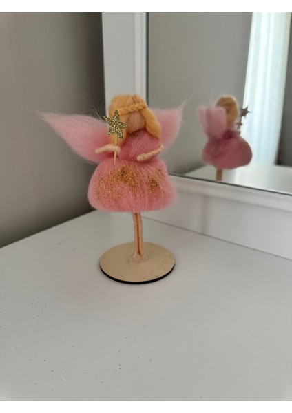 Luxury Bebek Biblo, Çocuk Odası Aksesuar, Keçe Bebek, Peri Bebek 1 Adet