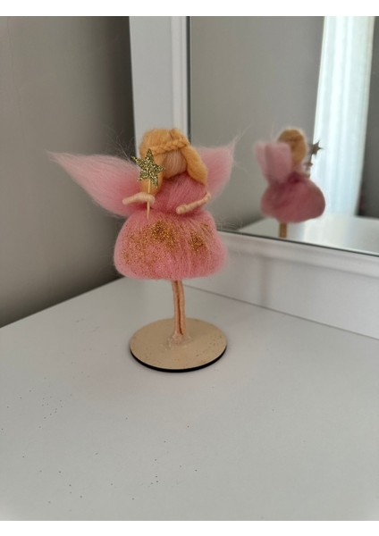 Luxury Bebek Biblo, Çocuk Odası Aksesuar, Keçe Bebek, Peri Bebek 1 Adet