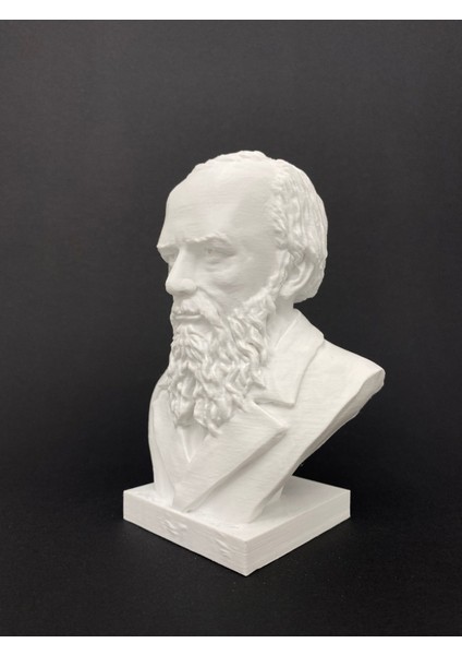 Luxury Dostoyevski Büst 15 cm Rus Roman Yazarı Fyodor Dostoyevski Heykeli 1 Adet