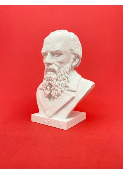 Luxury Dostoyevski Büst 15 cm Rus Roman Yazarı Fyodor Dostoyevski Heykeli 1 Adet
