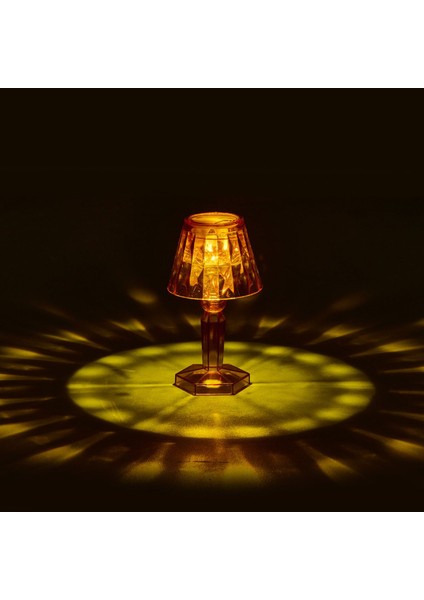 Luxury LED Dekoratif Aydınlatma - Amber - 12 cm 1 Adet