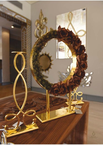 Luxury Metal Şamdan 2li/dekoratif Şamdan/mumluk 1 Adet