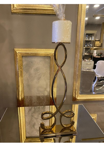 Luxury Metal Şamdan 2li/dekoratif Şamdan/mumluk 1 Adet