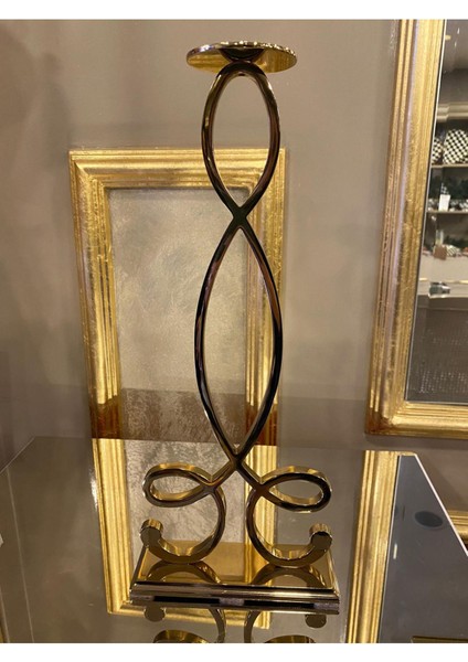 Luxury Metal Şamdan 2li/dekoratif Şamdan/mumluk 1 Adet
