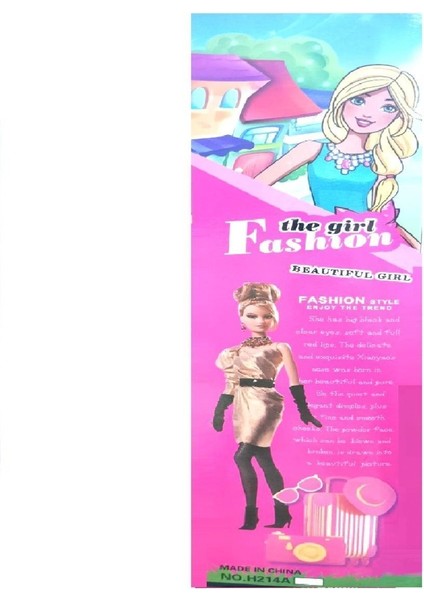 Luxury Fashion Girl Elbiseli Bebek 1 Adet