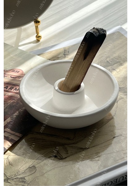 Luxury Vernikli(Wax) Dekoratif Kum Desenli Tütsülük, Mumluk, Palo Santo Tütsülük 1 Adet modelleri