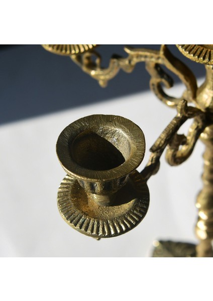 Luxury Pirinç 5 Kollu Şamdan 1 Adet fırsatları