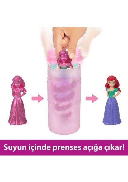 Luxury Disney Princess Color Reveal Renk Değiştiren Ana Karakter Bebekler HMB69 1 Adet