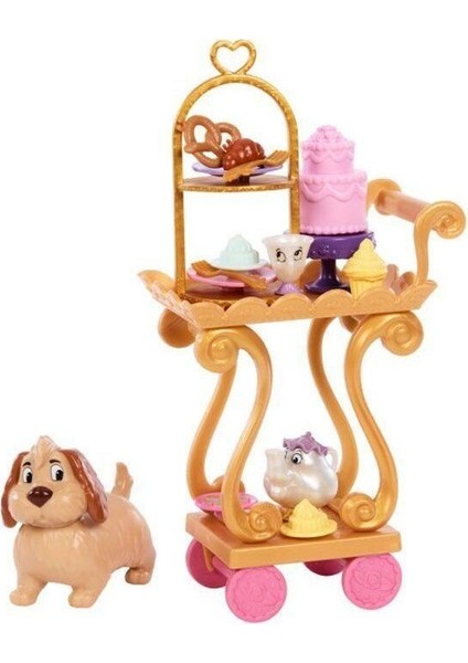 Luxury HYM34 Disney Prenses Belle ile Çay Saati Oyun Seti - Bebek Dahil Değildir. 1 Adet