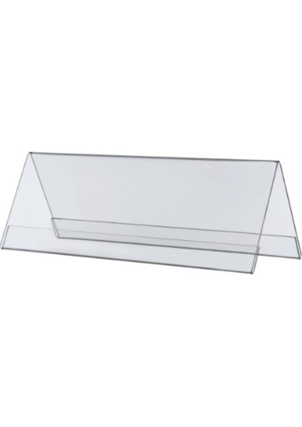 Luxury Masaüstü Isimlik-Reklam Standı 210X75 mm 1 Adet