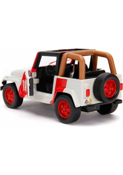Luxury 1:32 Jeep Wrangler Model Araba - Jurassic World 1 Adet