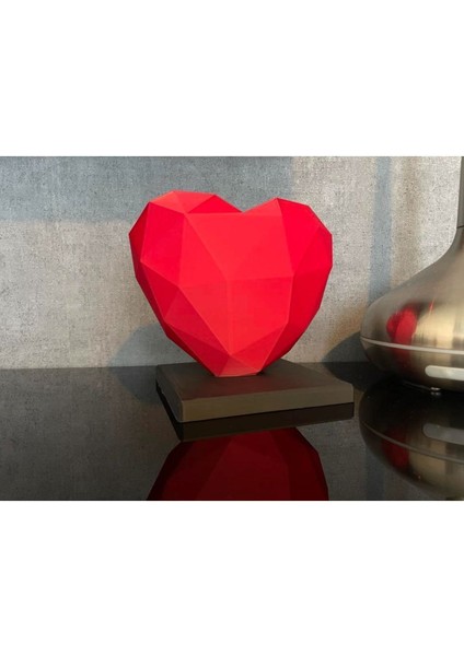 Luxury Origami Desenli Kalpli Dekoratif Biblo Masa Büstü Dekoru 1 Adet modelleri