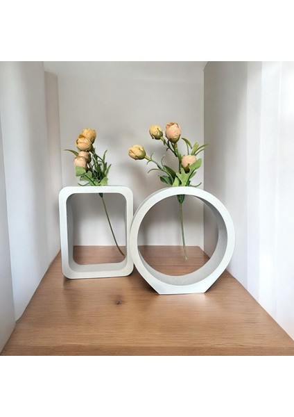 Luxury Modern 2'li Saksı Vazo Şık Dekoratif Aksesuar 1 Adet fırsatları