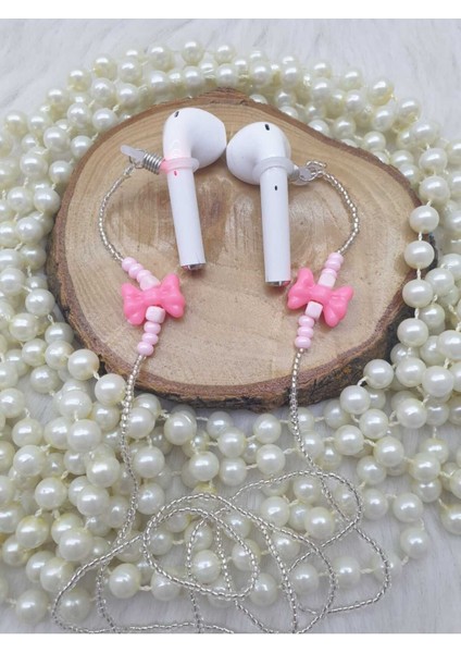 Luxury Zincir-Airpods Askısı-Yeni Nesil Kulaklık Zinciri-Hediyelik-Kalpler 1 Adet