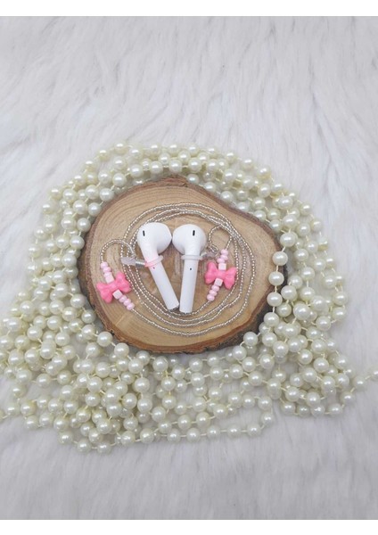Luxury Zincir-Airpods Askısı-Yeni Nesil Kulaklık Zinciri-Hediyelik-Kalpler 1 Adet