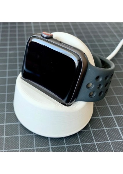 Luxury Apple Watch Standı Beyaz Renk 1 Adet