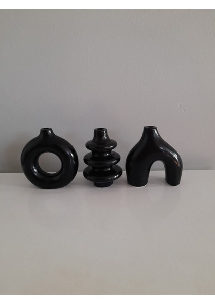 Luxury Minimal Vazo Set 3'lü Bohem Biblo Minyatür 1 Adet