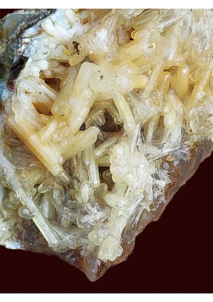 Luxury Akik Apofilit ve Zeolit Jeot Kütahyadan Nadir Koleksiyonluk Mineral Numune Doal Şifalı Taş Ev Dekoru 1 Adet indirimleri