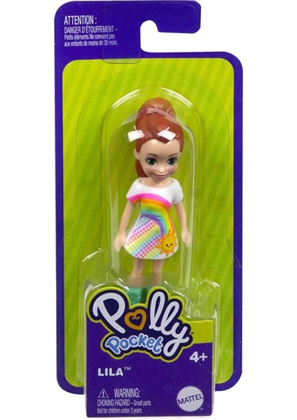 3'lü Set Lila , Shani ve Polly Pocket Dolls Main Character Seti Girl Toy Bebek Brunette Black Blonde 1 Adet