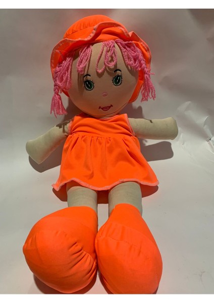 Luxury 60 cm Şapkalı Sevimli Bez Bebek Oyuncak 1 Adet