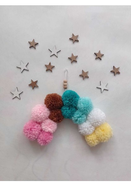 Luxury Bbkohandmade Gökkuşağı Duvar Dekoru 1 Adet