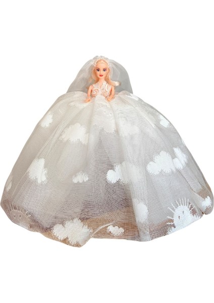 Luxury Oyuncak Bebek Barbie Gelin Oluyor 30 cm El Yapımı Özel Üretim Model Bebek 1 Adet