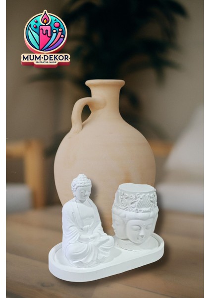 Luxury Buda Meditasyon Dekoratif Biblo Seti 1 Adet