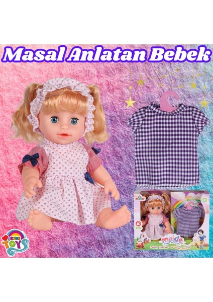 Luxury Maide Masal Anlatıyor - Türkçe Konuşan Maide Et Bebek - Konuşan Bebek - Maide Bebek - Masal Anlatan 1 Adet