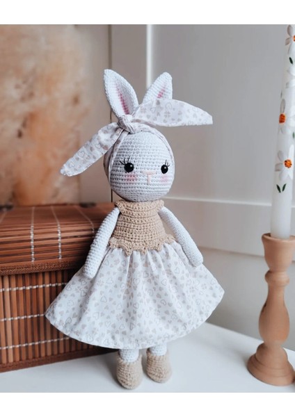 Luxury Amigurimi Tavşan Hanim 1 Adet