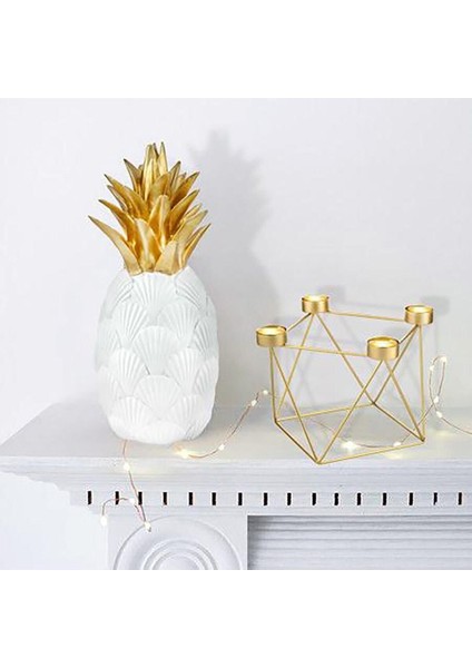 Luxury Tealight Mumluk Metal -Gold- 23*16 cm 1 Adet fiyatları